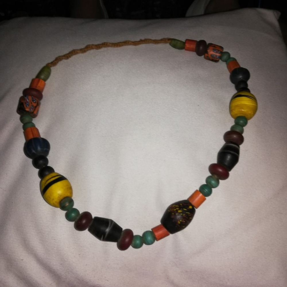 Chunky Handmade Nepalese Beaded Neclace